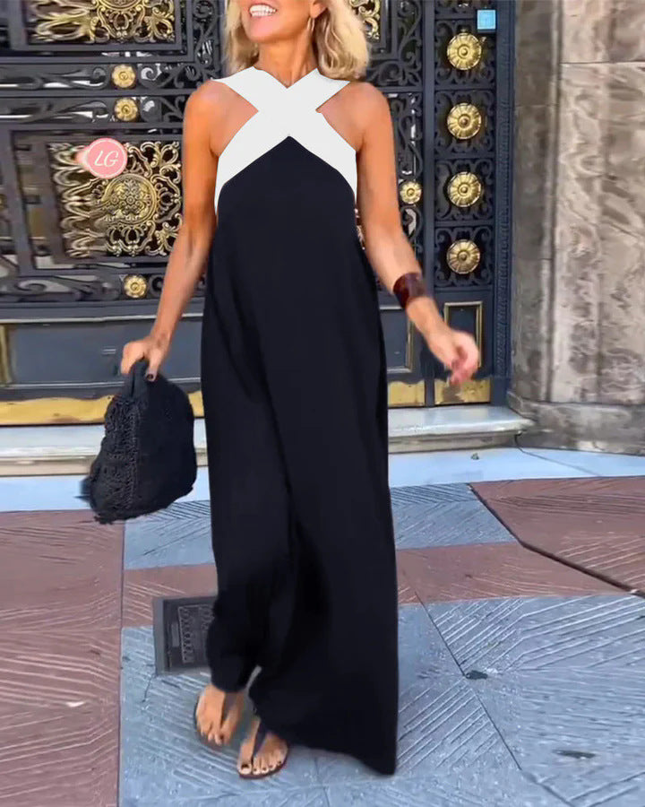 Aurélie | Robe Croisée Élégante avec Dos Ouvert