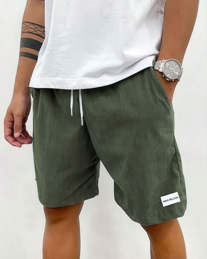 Denis |  Shorts Côtelés à Cordon de Serrage
