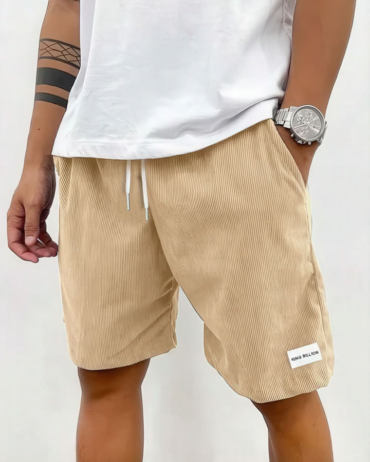 Denis |  Shorts Côtelés à Cordon de Serrage
