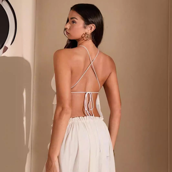 Ensemble Dos Nu Robe Longue