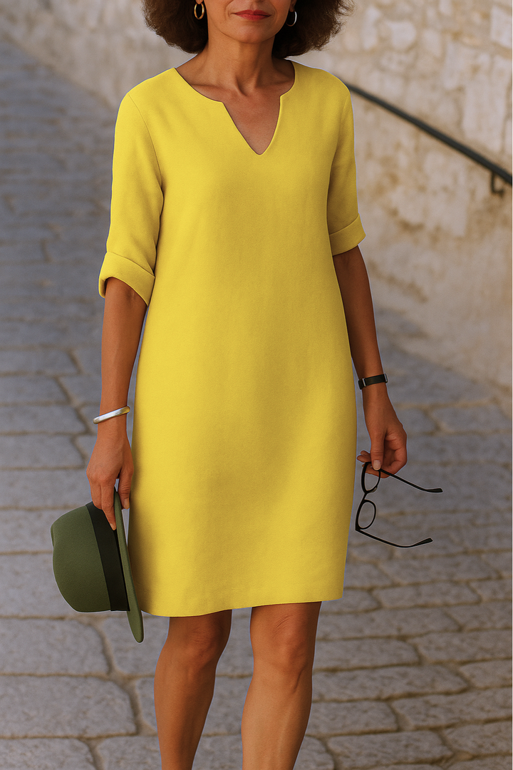 Claire | Robe Élégante à Encolure en V