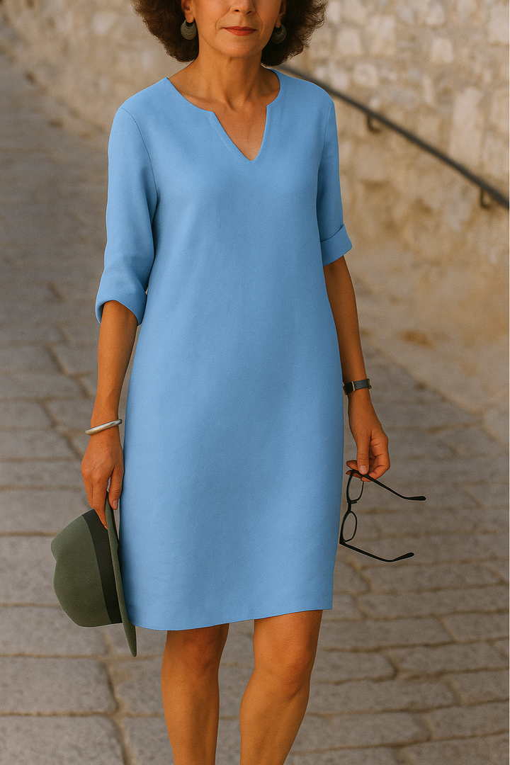 Claire | Robe Élégante à Encolure en V