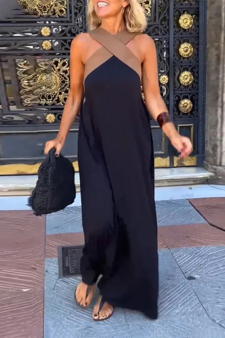 Aurélie | Robe Croisée Élégante avec Dos Ouvert