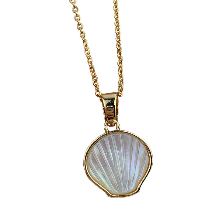 Pendentif en Coquillage Blanc